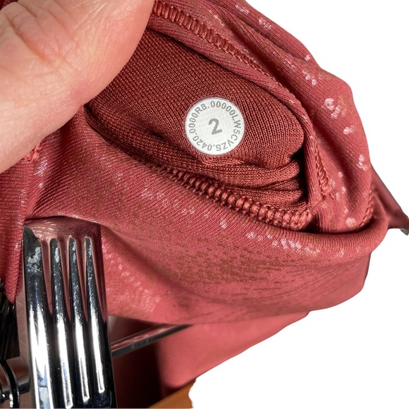 lululemon | Wunder Under High-Rise 28 Shine Acclimatize Soft Cranberry Pink Foil - Picture 6 of 7